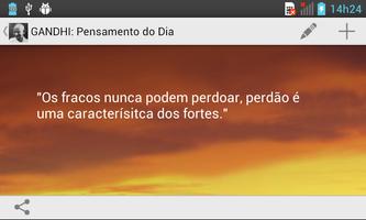 برنامه‌نما GANDHI: Pensamento do Dia عکس از صفحه