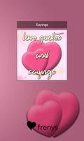 Love Quotes and Sayings Affiche