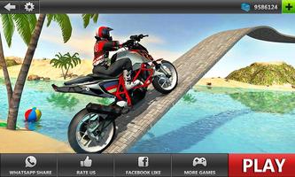 Beach Motorbike Stunts Master Poster