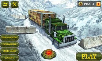 Offroad Army Cargo Driving poster
