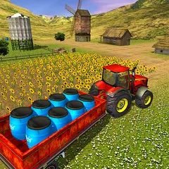 Farm Tractor Cargo Driving Sim XAPK download