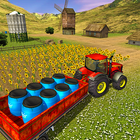 Farm Tractor Cargo Driving Sim Zeichen