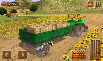 Farm Tractor Cargo Driving Sim تصوير الشاشة 1