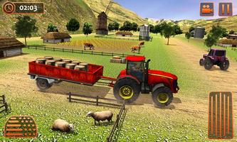 Farm Tractor Cargo Driving Sim تصوير الشاشة 2