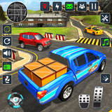 오프로드 픽업 트럭화물 시뮬레이션 아이콘