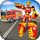 APK Firefighter Robot Rescue Hero