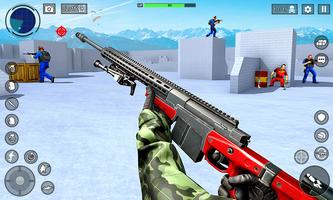 FPS 战争游戏：离线枪战游戏 截图 1