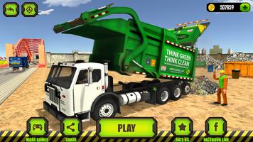 Trash Dump Truck Driver Game Affiche