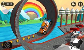 Onmogelijk Climb Stunt Driving: Tricky Car Tracks screenshot 2