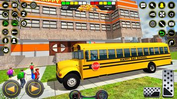 School Bus Coach Driver Games Cartaz