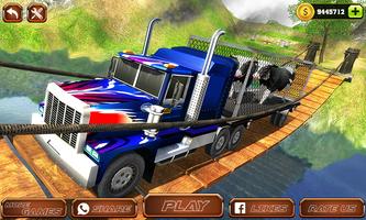 Farm Animal Truck Driver Game Cartaz