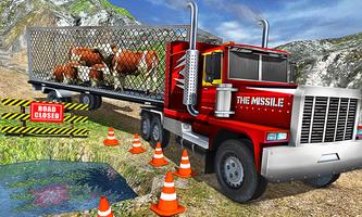 Farm Animal Truck Driver Game imagem de tela 2