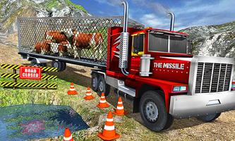 Farm Animal Truck Driver Game Ekran Görüntüsü 2