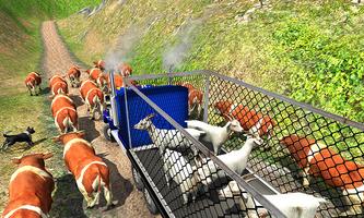 3 Schermata Farm Animal Truck Driver Game