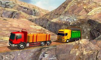 Uphill Gold Transporter vracht-poster