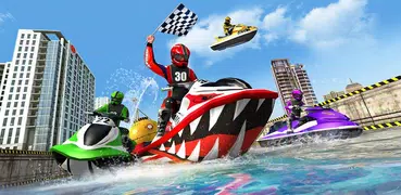 Wasserstrahl-Ski Racing 3D