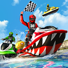 ikon Air Jet Ski perahu balap 3D