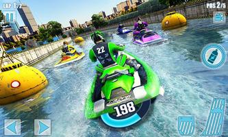 Water Jet Ski Boat Racing 3D screenshot 1