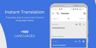 English to French Translator पोस्टर