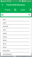 French Hindi Dictionary ảnh chụp màn hình 2