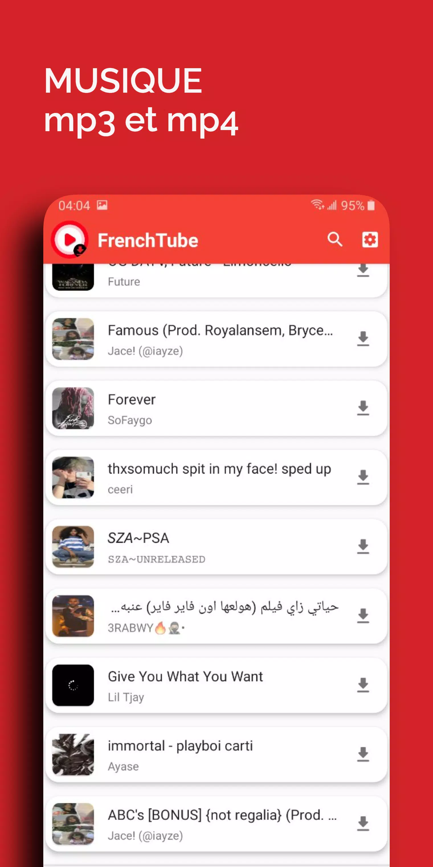 French Stream - Tube MP4 & MP3 APK for Android Download