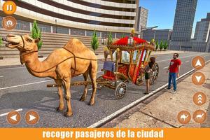 taxi camello: transporte ciudad y desierto Poster