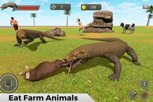 komodo drachenfamilie sim: strand & stadt angriff Screenshot 3