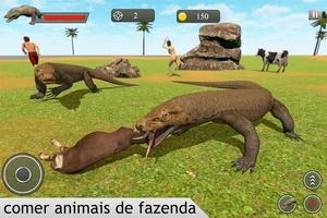 sim família de dragão komodo: ataque de praia imagem de tela 1