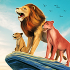 آیکون‌ The Lion Simulator: Animal Family Game