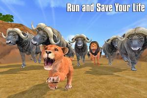 The Lion Simulator: Animal Family Game ภาพหน้าจอ 2