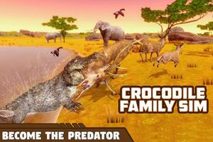 برنامه‌نما Crocodile Family Simulator Games 2021 عکس از صفحه