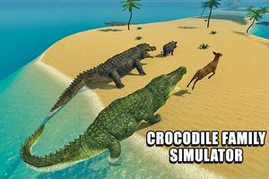 Crocodile Family Simulator Games 2021 ポスター