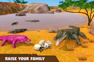 Crocodile Family Simulator Games 2021 screenshot 2