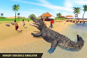 simulateur de crocodiles 2019: attaque de plages Affiche