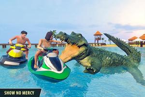 Angry Crocodile Family Simulator: Crocodile Attack 스크린샷 1