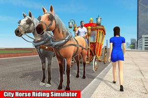 Horse Taxi 2021: City & Offroad Transport پوسٹر