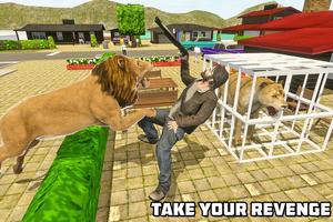 Angry Lion Sim City Attack screenshot 2
