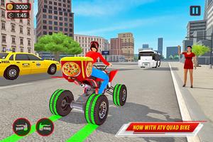 Moto Bike Pizza Delivery – Girl Food Game screenshot 2