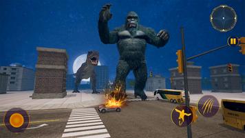 Jogo Dinosaur Kong Rampage imagem de tela 1