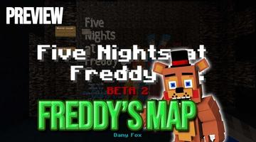 Map of Freddy's 2 PE FN Affiche