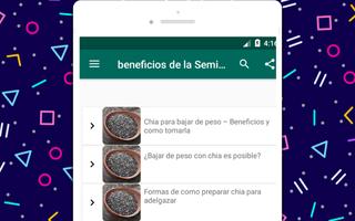 beneficios de la Semillas de chia capture d'écran 2