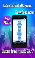 Free 90s music app: free 90s radio app 90's music الملصق
