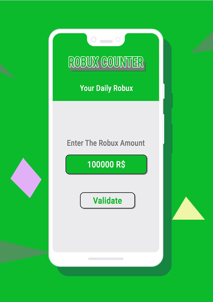 Robucounter Rbx Calculator For Android Apk Download - 100000 robux to usd