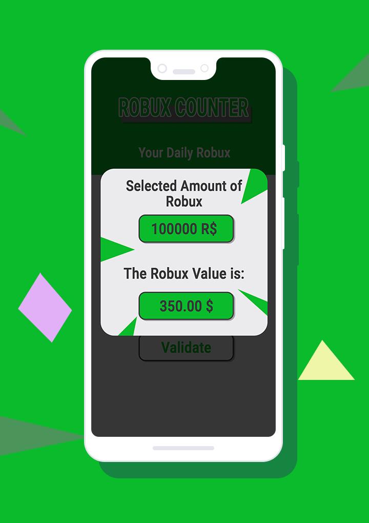 free daily robux rbx calculator for android apk download
