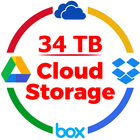 Free Cloud Storage Drive-icoon