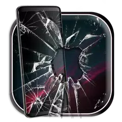 3D Broken Glass Live Wallpaper Background Parallax