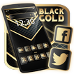 Black Gold Launcher Theme Live