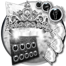 Black Silver Launcher Theme Live HD Wallpapers APK