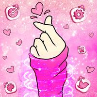 Bling Love Heart Ekran Görüntüsü 1