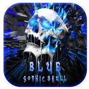 Blue Gothic Skull Launcher Theme Live Wallpapers APK
